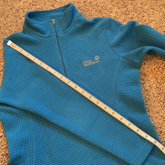 Jack Wolfskin Half Zip Echo Waffle Knit Fleece - Picture 6 of 9